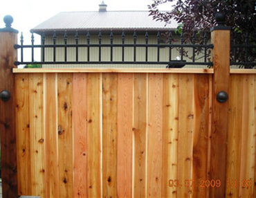wrought iron fence fencing landscape terrascapes